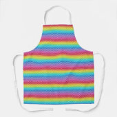 Rainbow Mermaid scale apron Schort (Voorkant)