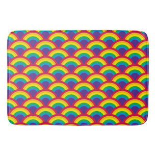 Rainbow Mermaid Scale Badmat
