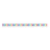 Rainbow Mermaid Scales Ribbon Grosgrain Lint (Voorkant)