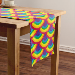 Rainbow Mermaid ScaleTable Runner Lange Tafelloper