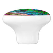 Rainbow Mermaid Skin Keramische Knop (Zijkant)