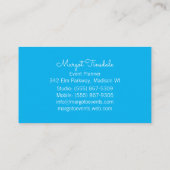 Rainbow Mermaid Waterverf Visitekaartje (Achterkant)