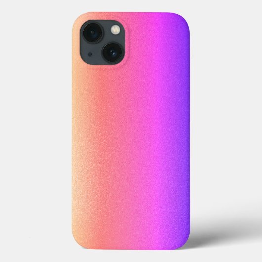 Rainbow Metallic Glitter Gradient Phone Case (Achterkant)