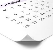 Rainbow Minimalist 2025 Kalender Poster (Hoek)