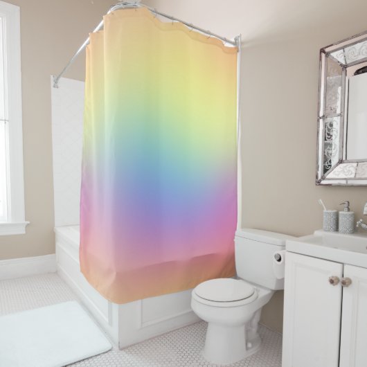 RAINBOW MIST PATTERN DOUCHEGORDIJN (In situ)