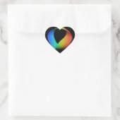 Rainbow Mobius Strip Hart Sticker (Tas)