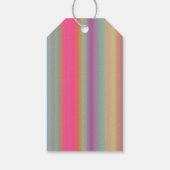 Rainbow Modern 21st Birthday Party Gift Labels Cadeaulabel (Achterkant)