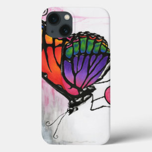 Rainbow Monarch Butterfly Fantasy Art iPad Case