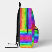 Rainbow Monogram Schattigee Waterverf Rugzak (Links)