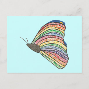Rainbow Mosaic Butterfly Briefkaarten