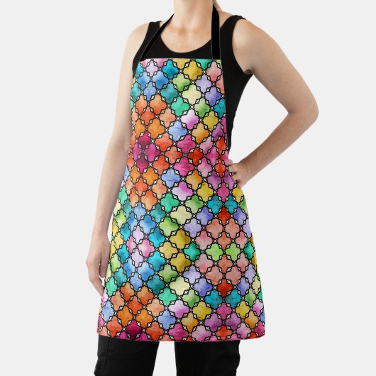 Rainbow mosaic pattern schort (Insitu)