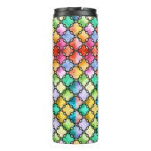 Rainbow mosaic pattern thermosbeker (Achterkant)