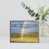 rainbow motivatie... briefkaart (Staand voorkant)