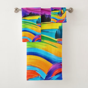Rainbow Mountain Majesty Art
