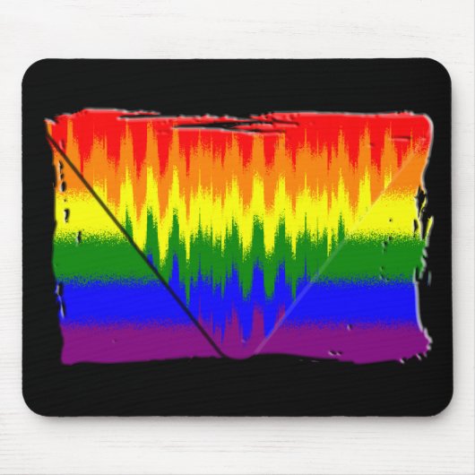 Rainbow Mousepad Muismat (Voorkant)