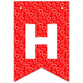 Rainbow Multi Color Heft Happy Birthday Vlaggetjes (Tweede vlag)