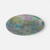 Rainbow Multi Colour Crystal Rock Marble Papieren Bordje (Gekanteld)