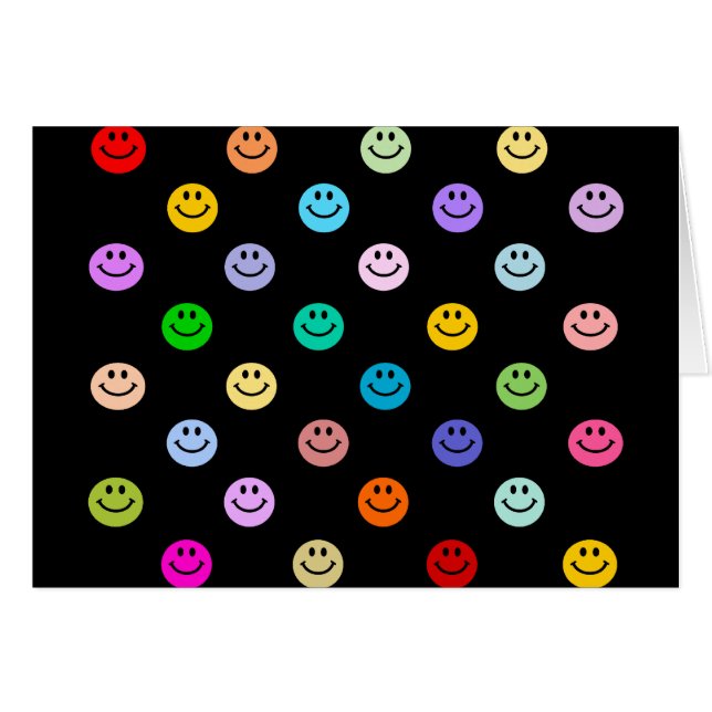 Rainbow Multicolor Face Pattern (Voorkant Horizontaal)