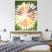 Rainbow Multicolored Carrots Canvas Afdruk (Insitu (Slaapkamer))