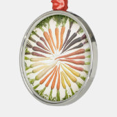 Rainbow Multicolored Carrots Ornament (Links)