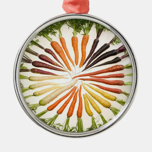 Rainbow Multicolored Carrots Ornament (Voorkant)