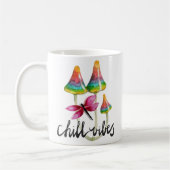 Rainbow Mushroom Chill Vibes Coffee Mok (Links)