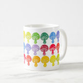 Rainbow Mushroom Coffee Mok (Voorkant rechts)