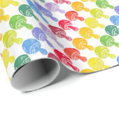 Rainbow Mushroom Wrapping Paper Roll Cadeaupapier (Rol Hoek)