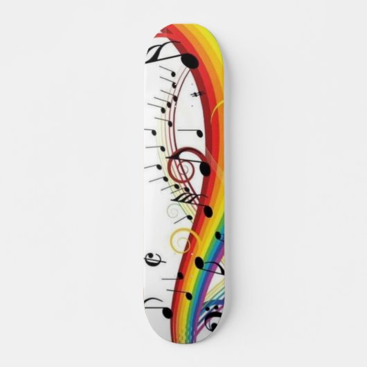 Rainbow Music Board Skateboard (Voorkant)