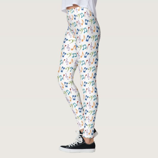 Rainbow Music Note Leggings (Links)