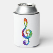 Rainbow Musical Key Blikjeskoeler (Blikje Achterkant)