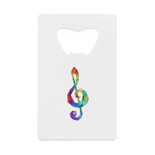 Rainbow Musical Key Kredietkaart Flessenopener