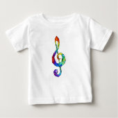 Rainbow musical key treble clean (Voorkant)