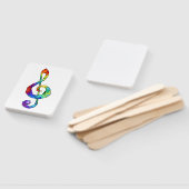 Rainbow musical key treble clean handwaaier (Niet-gemonteerd)