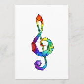 Rainbow musical key treble clean programma (Voorkant)