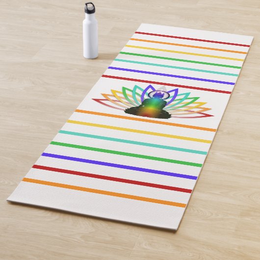 Rainbow Namaste Yogamat (In situ)