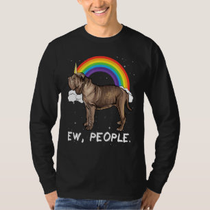 Rainbow Napolitan Mastiff New People Eenhoorn Hond T-shirt