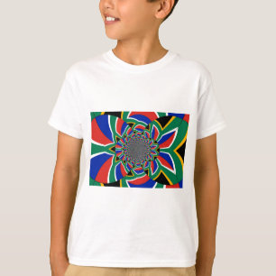Rainbow Nation: Levendige Zuid-Afrikaanse kunstpri T-shirt