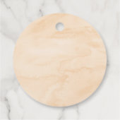 Rainbow Neutral Gold Pastel Baby shower Bedankt Bedankjes Labels (Achterkant)