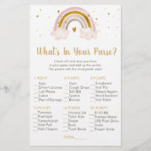 Rainbow Neutral Gold Wat zit er in je Purse Game (Voorkant)