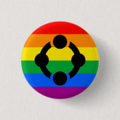 Rainbow Niche Pride Flag Ronde Button 3,2 Cm (Voorkant)