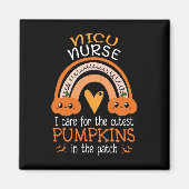 Rainbow NICU zuster Cutest Pumpkins in the Patch H Magneet (Voorkant)