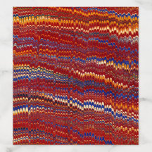 Rainbow Nonpareil Marged Paper Wedding