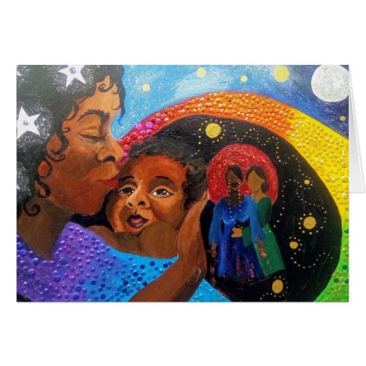 Rainbow-notiecard (Voorkant Horizontaal)