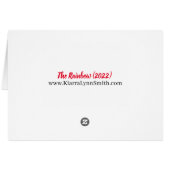 Rainbow-notiecard (Achterkant Horizontaal)