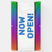 Rainbow Nu Open Banner (Verticaal)