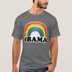 Rainbow Obama T-shirt