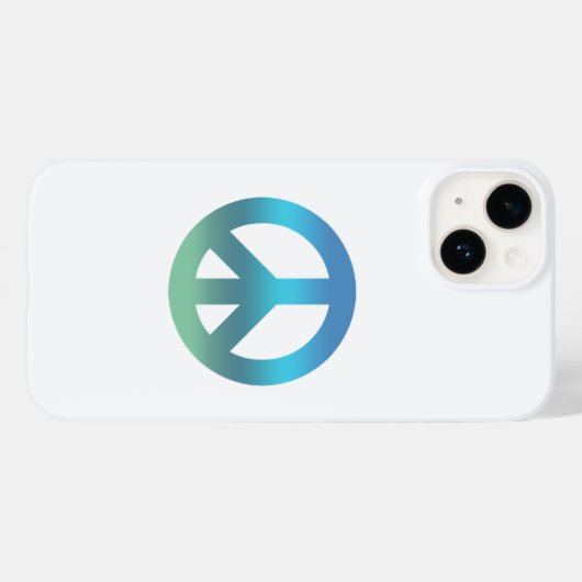 Rainbow Ocean Blue Case-Mate iPhone Case (Achterkant (horizontaal))
