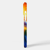 Rainbow Ocean Waves Telefoonhoesje Case-Mate iPhone Case (Achterkant / Links)