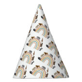 Rainbow Oerwoud Animals Pattern Feesthoedjes (Rechts)